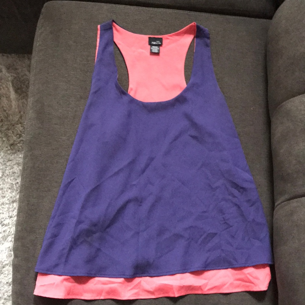 Rue21 Purple Pink Blouse Tank Top